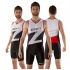 Zone3 lava long distance tri suit heren zwart/wit/grijs/rood 2015  Z14143